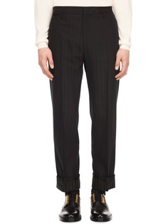 Шерстяные брюки с контрастными отворотами Marc Jacobs