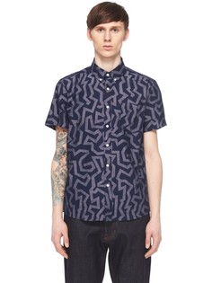 Рубашка с абстрактным принтом Saturdays Surf Nyc