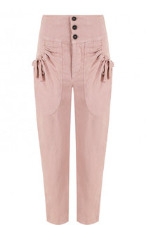 Укороченные брюки с завышенной талией и карманами Isabel Marant Etoile