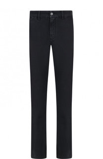 Хлопковые брюки прямого кроя 7 For All Mankind