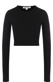 Однотонный топ из вискозы с длинным рукавом Elizabeth and James