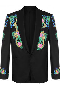 Однобортный вечерний пиджак Versace