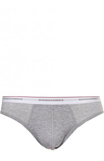 Хлопковые брифы с широкой резинкой Dsquared2