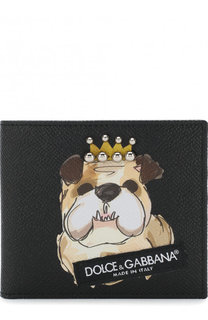 Кожаное портмоне с отделениями для кредитных карт Dolce & Gabbana