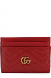 Кожаный футляр для кредитных карт GG Marmont Gucci