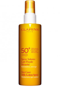 Солнцезащитное молочко-спрей для лица и тела SPF 50 Clarins