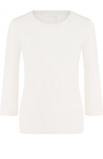 Однотонный шерстяной пуловер с укороченным рукавом Chloé