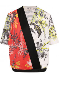 Топ с V-образным вырезом с пайетками и принтом Diane Von Furstenberg