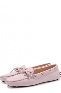 Кожаные мокасины с декором Tod’s