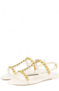 Резиновые сандалии Jelrose с заклепками Stuart Weitzman
