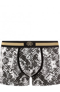 Хлопковые боксеры с широкой резинкой Roberto Cavalli