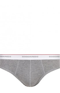 Хлопковые брифы с широкой резинкой Dsquared2