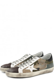 Текстильные кеды SuperStar с аппликацией Golden Goose Deluxe Brand