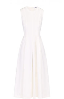 Приталенное платье без рукавов с защипами T by Alexander Wang