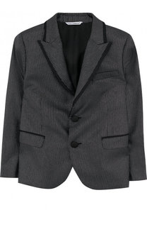 Пиджак на двух пуговицах с металлизированной отделкой Dolce & Gabbana