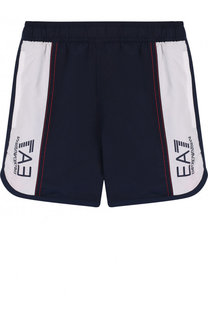 Плавки-шорты с логотипом бренда Ea 7
