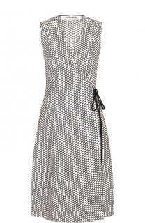 Шелковое мини-платье с принтом Diane Von Furstenberg