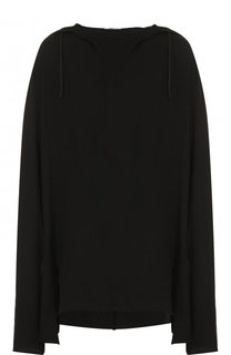 Лонгслив асимметричного кроя из смеси хлопка и льна Lost&Found