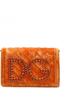 Сумка DG Girls из бархата Dolce & Gabbana