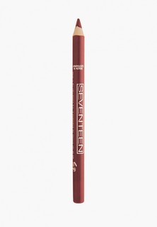 Карандаш для губ Seventeen Seventeen. т.05 водостойкий с витамином Е "Super Smooth W/P Lip Liner Персиковый