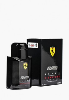 Туалетная вода Ferrari Scuderia "BLACK SIGNATURE" 75 мл