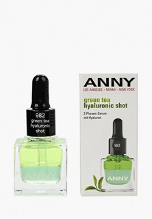 Средство для укрепления ногтей Anny с гиалуроновой кислотой green tea hyaluronic shot