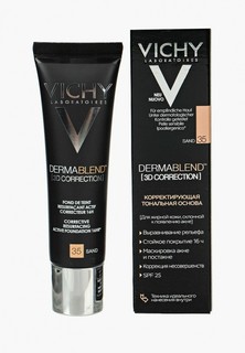 Тональное средство Vichy DERMABLEND 3D с высоким покрытием для жирной кожи, склонной к появлению акне, тон 35 30 мл