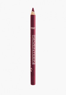 Карандаш для губ Seventeen Seventeen. т.15 водостойкий с витамином Е "Super Smooth W/P Lip Liner Кроваво красный