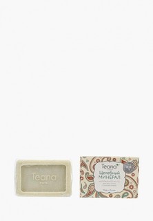 Мыло Teana натуральное для комбинированной и жирной кожи "Целебный Минерал" с зеленой глиной, 100 г