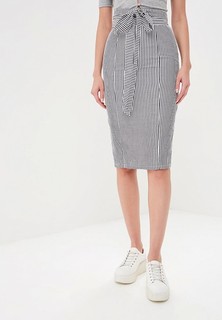 Юбка LOST INK STRIPED TIED DETAIL SKIRT