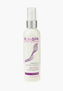 Спрей для волос H.AirSpa для блеска на масле арганы, 118 мл