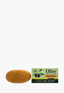 Мыло HerbOlive Оливковое с экзотическими фруктами, 90 гр