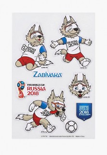 Наклейка 2018 FIFA World Cup Russia™ FIFA 2018 Zabivaka 6 шт
