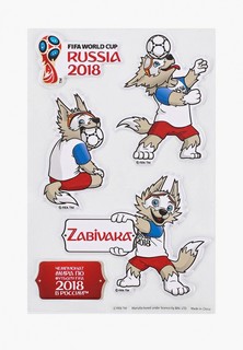 Наклейка 2018 FIFA World Cup Russia™ FIFA 2018 Zabivaka 3 шт
