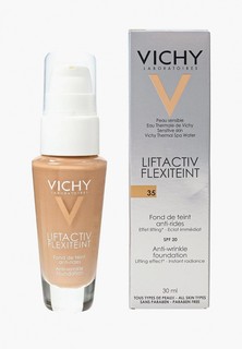 Тональное средство Vichy с эффектом лифтинга liftactiv flexilift песочный оттенок, тон 35 30 м