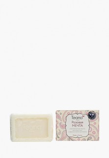 Мыло Teana натуральное для проблемной и жирной кожи "Розовая Мечта" с эфирным маслом розмарина, 100 г