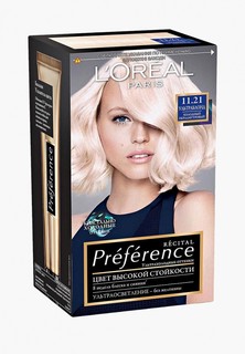 Краска для волос LOreal Paris LOreal "Preference", стойкая, оттенок 11.21, Ультраблонд