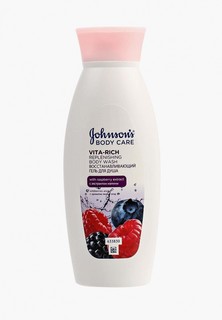 Гель для душа Johnson & Johnson Johnsons Body Care VITA-RICH Восстанавливающий с экстрактом малины c ароматом лесных ягод, 250 мл