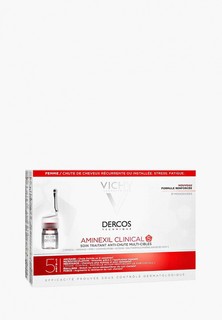 Усилитель роста волос Vichy Dercos Aminexil Intensive 5 Для женщин 21 монодоза против выпадения широкого спектра действия 6 мл
