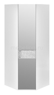 Шкаф платяной угловой Амели СМ-193.07.007 R белый глянец Мебель Трия