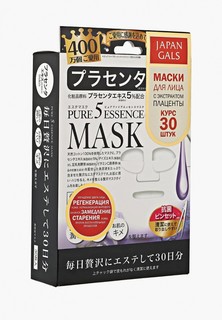 Набор масок для лица Japan Gals Маска с плацентой Pure5 Essential 30 шт