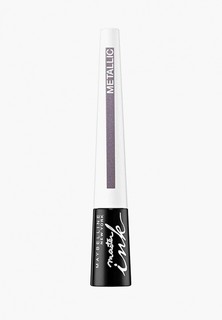 Подводка для глаз Maybelline New York Master Ink Metallic, оттенок 31, Silver Viole, 9 г