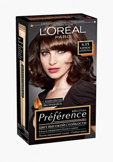 Краска для волос LOreal Paris LOreal Preference, 4.15 Каракас