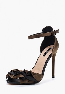Босоножки LOST INK MICHELLE RUFFLE STRAP HEELED SANDAL