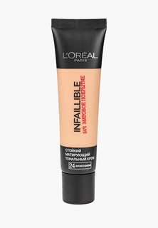 Тональный крем LOreal Paris LOreal для лица Стойкий матирующий "Infaillible 24часа матовое покрытие", тон №24 Золотисто-бежевый, 35 мл