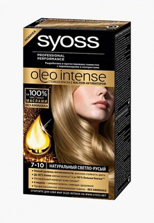 Краска для волос Syoss Oleo Intense 7-10 Натуральный светло-русый, 50 мл