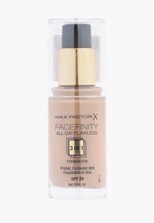 Тональное средство Max Factor Facefinity All Day Flawless 3-in-1 50 тон natural