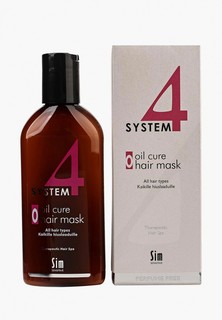 Маска для волос Sim Sensitive Терапевтическая "О" SYSTEM 4 Oil Cure Hair Mask «O» , 215 мл
