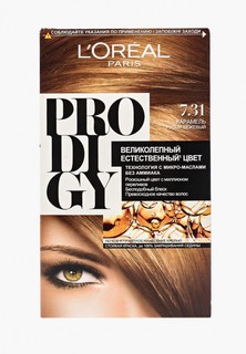 Краска для волос LOreal Paris LOreal "Prodigy" без аммиака, оттенок 7.31, Карамель