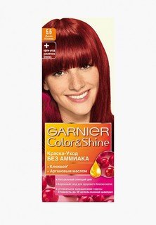 Краска для волос Garnier Color&Shine, оттенок 6.6, Дикая клюква, 110 мл